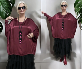 ITALIA chique viscose/satijn top