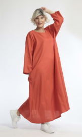 AKH oversized viscose/linnen jurk apart