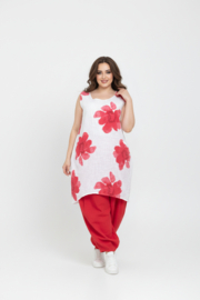 MB oversized linnen/katoen zomer jurk apart/in meerdere kleuren