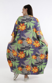 AKH oversized viscose ballon zomer jurk  apart