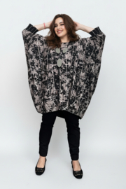 wendy trendy oversized katoen/linnen ballon jurk/tuniek