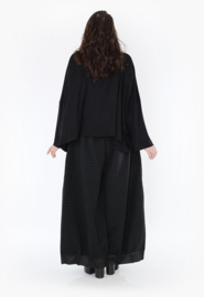 AKH oversized viscose mix broek stretch zwart