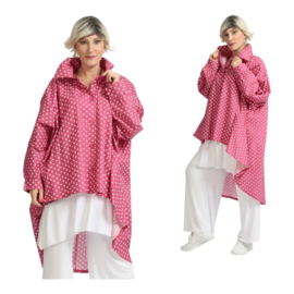 AKH oversized katoen A-lijn hemd/blazer/tuniek apart