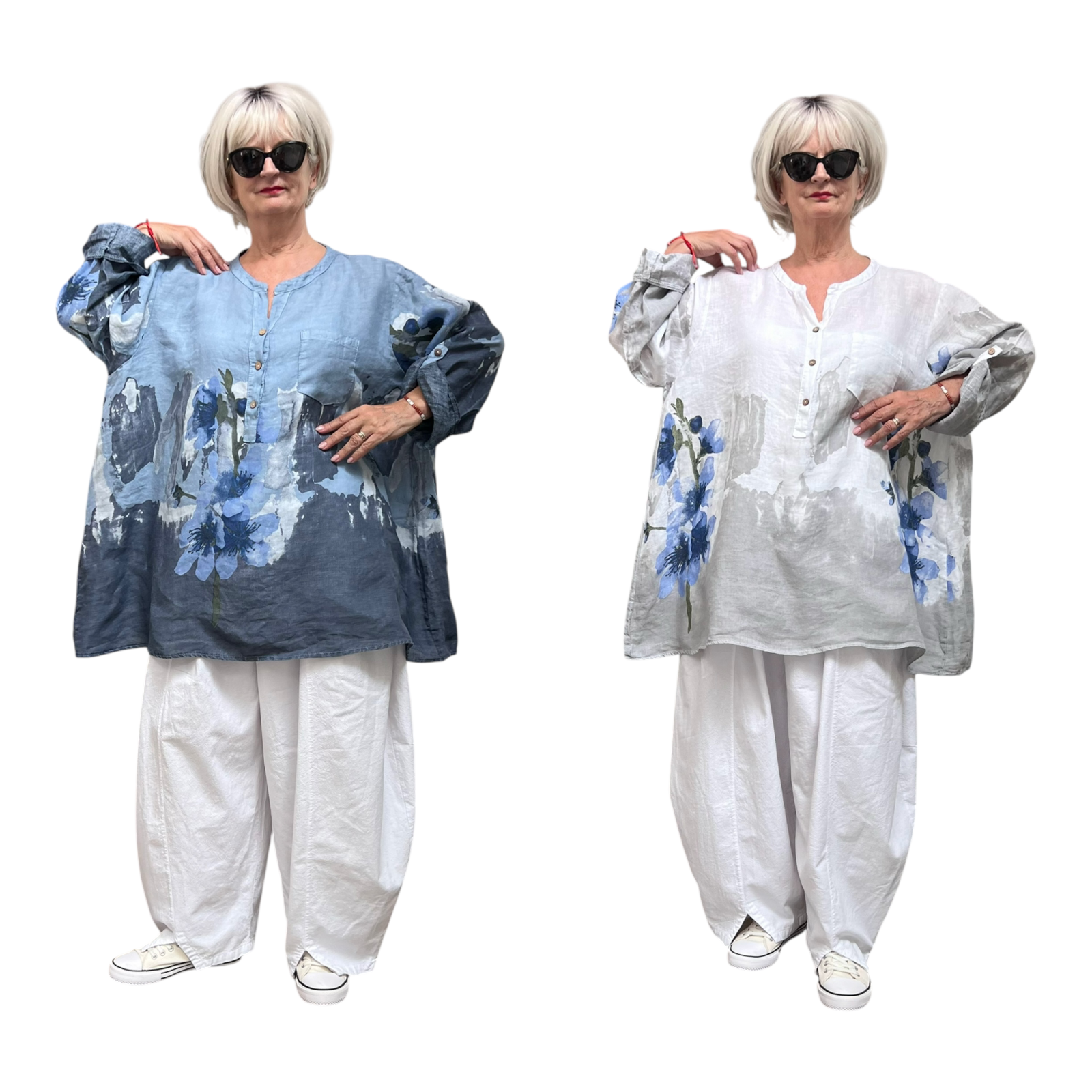 Moonshine  linnen tuniek/blouse /in meerdere kleuren