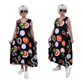 New Jersey viscose A-lijn jurk/tuniek/ stretch