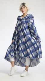 AKH viscose  A-lijn zomer jas /blazer stretch
