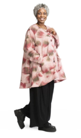 AKH winter oversized acryl/wol blazer/vest apart stretch