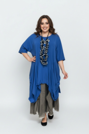 Moonshine  katoen A-lijn tuniek stretch /in meerdere kleuren