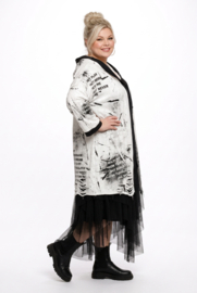 EU Queen design oversized de modieuze kleuring katoen A-lijn jas/blazer stretch