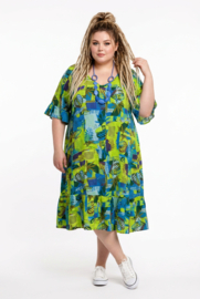 One Summer  viscose A-lijn jurk