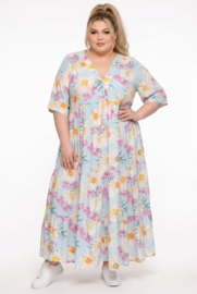 Vincenzo Allocca oversized viscose  BOHO A-lijn jurk apart