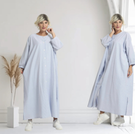 AKH oversized katoen A-lijn blazer/zomerjas tuniek apart