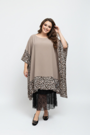 ITALIA viscose tuniek/poncho / in meerdere kleuren