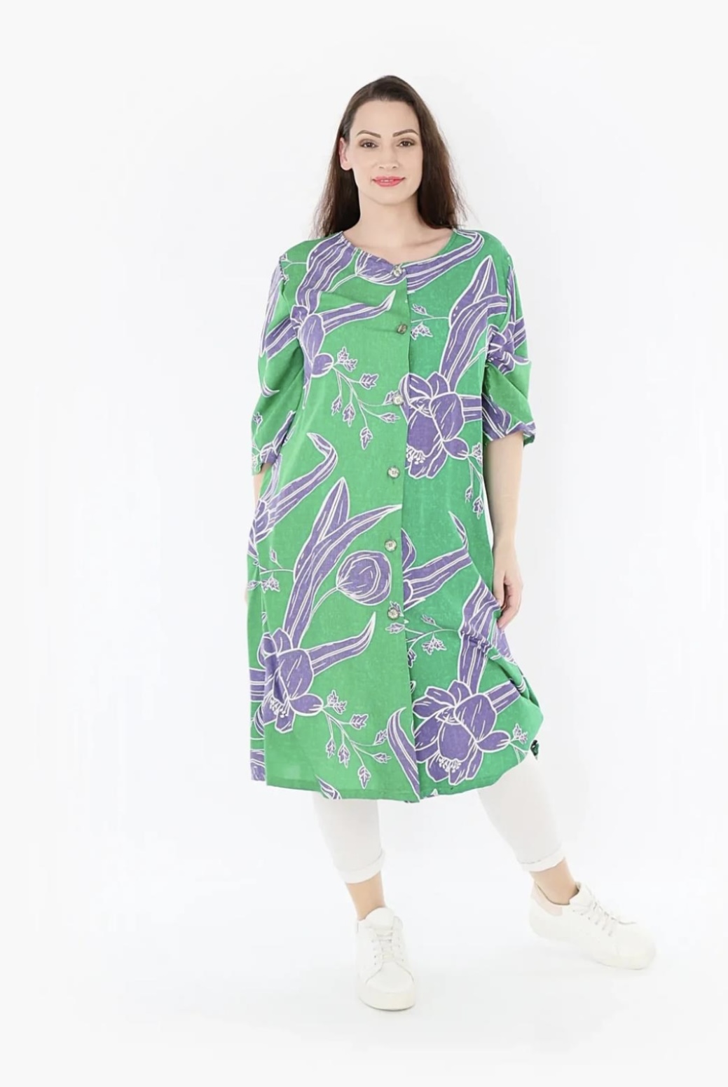 AKH viscose oversized A-lijn blouse/tuniek