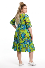 One Summer  viscose A-lijn jurk