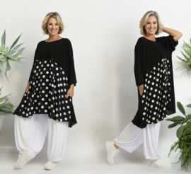 AKH oversized  A-lijn tuniek/jurk stretch