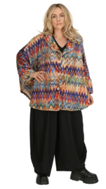 AKH winter oversized blazer/vest van zachte pluche kwaliteit apart stretch
