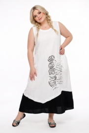 Zedd Plus viscose A-lijn jurk