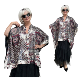 Jean Marc Philippe oversized viscose A-lijn tuniek/top