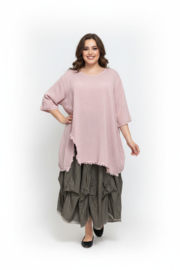 Moonshine oversized katoen A-lijn tuniek / in meerdere kleuren