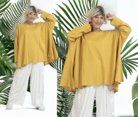 AKH oversized katoen A-lijn top/tuniek  stretch