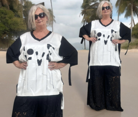 CN-G viscose A-lijn top/ tuniek stretch