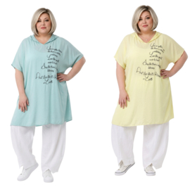 ITALIA MODA oversized viscose A-lijn tuniek stretch