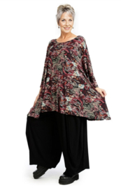 AKH oversized viscose A-lijn tuniek  apart stretch