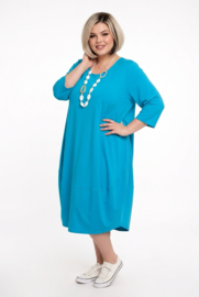 New Jersey viscose ballon jurk stretch