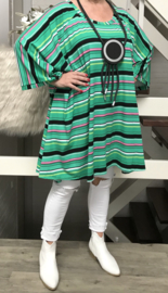 Ninka oversized A-lijn jersey tuniek/jurk met zakken apart (extra groot)