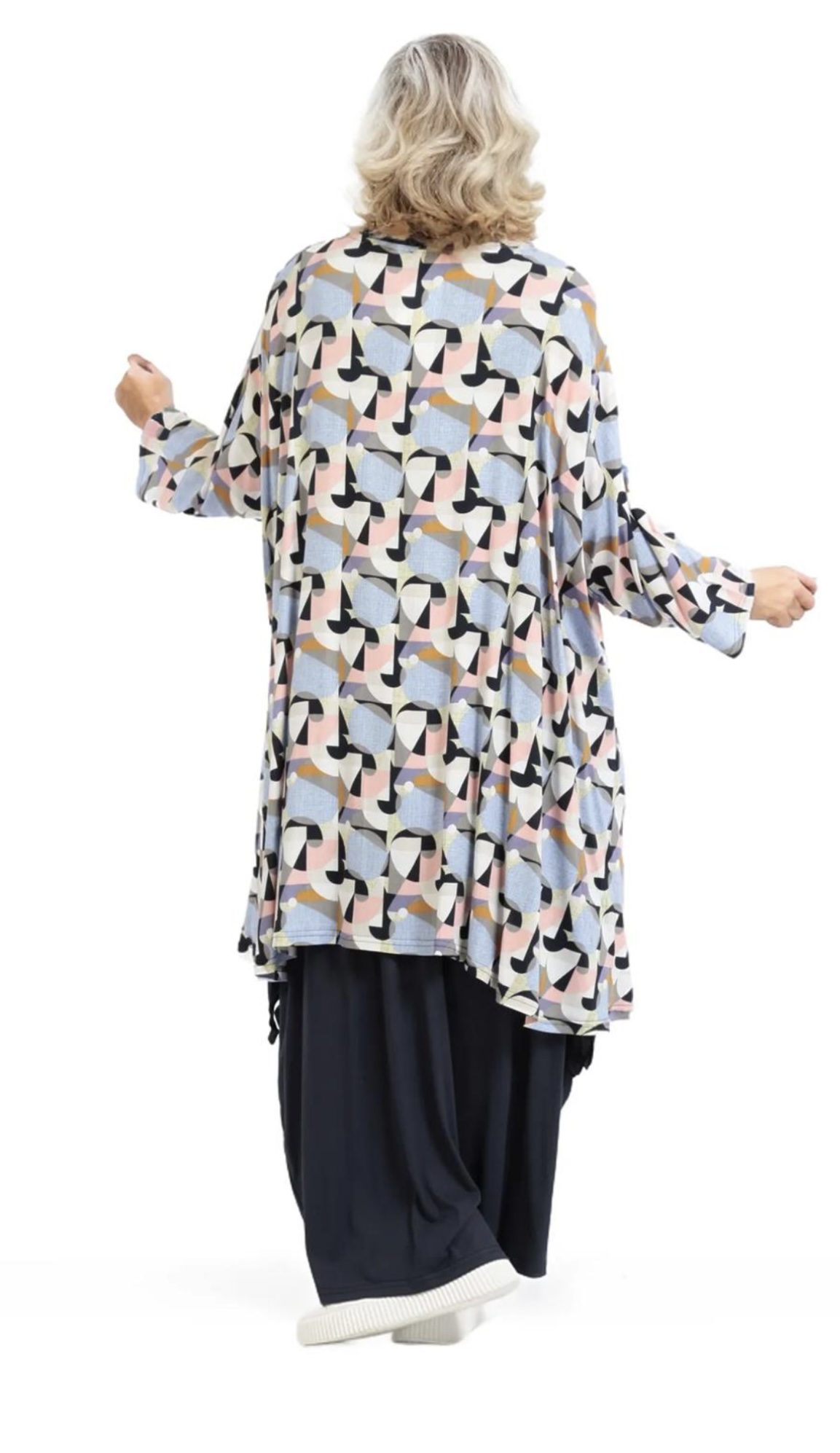 AKH viscose oversized A-lijn blouse/tuniek
