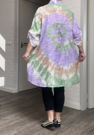 ITALIA oversized katoen hemd/blouse  /in meerdere kleuren