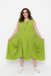 Moonshine katoen A-lijn jurk stretch / meerdere kleuren