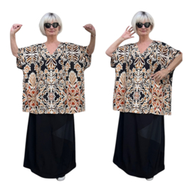 ITALIA oversized viscose blouse