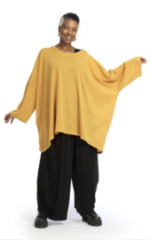 AKH oversized viscose mix jersey A-lijn tuniek apart stretch 