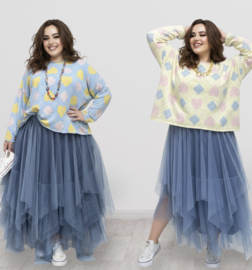 Mercy ITALIA  oversized  katoen top  apart/in meerdere kleuren