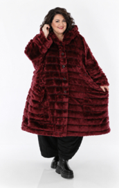 AKH oversized winterjas in van knuffelige pluche kwaliteit