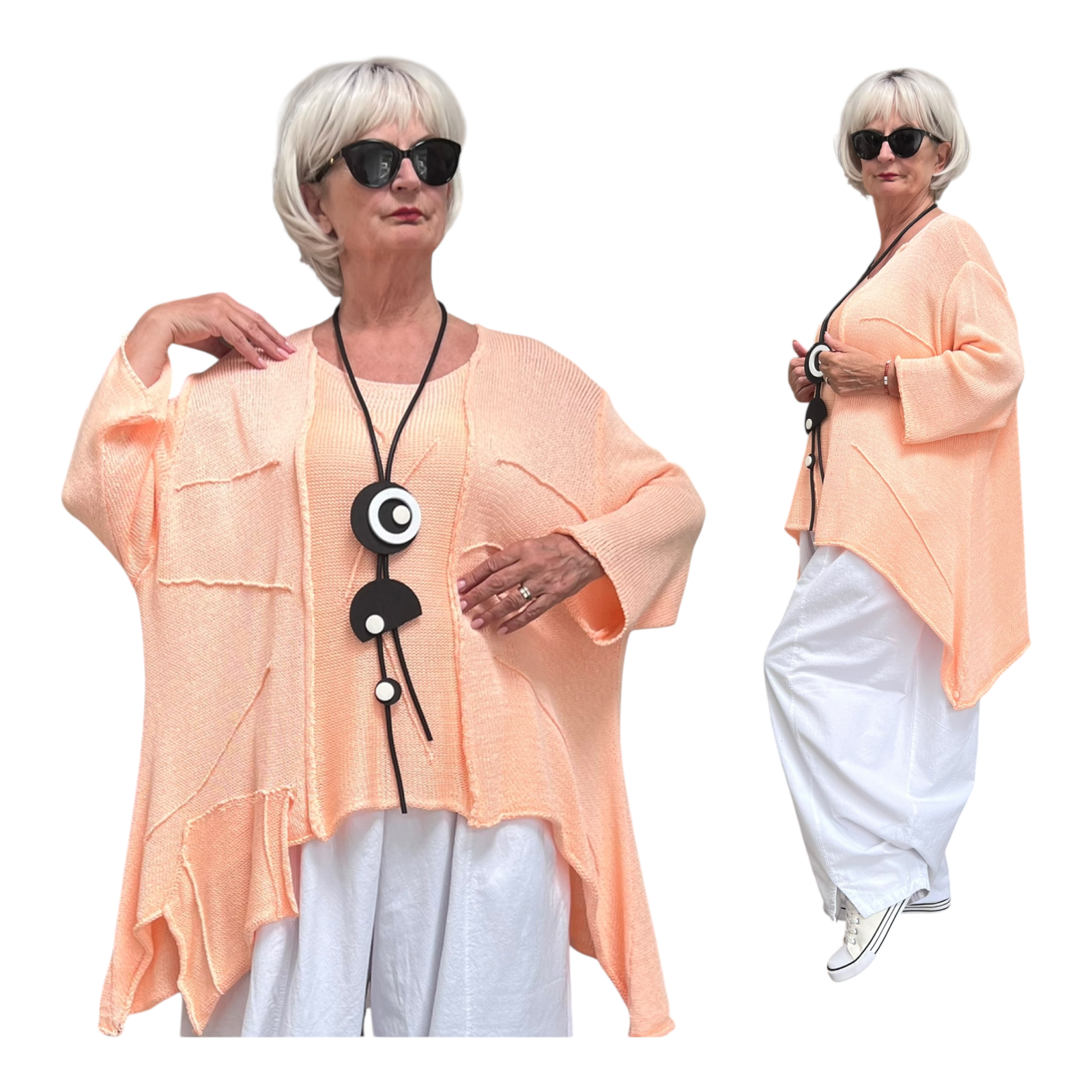 Moonshine oversized zacht  gebreide top