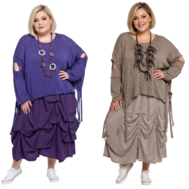 Moonshine oversized  katoen gebreide top /in meerdere kleuren