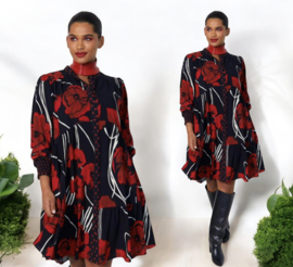 Jean Marc Philippe viscose A-lijn tuniek/jurk