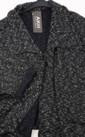 AKH  oversized viscose  A-lijn korte tussenjas /blazer stretch