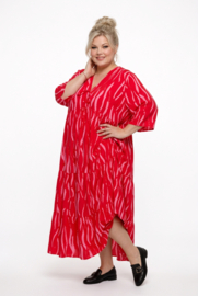 Vincenzo Allocca oversized viscose  BOHO A-lijn jurk apart