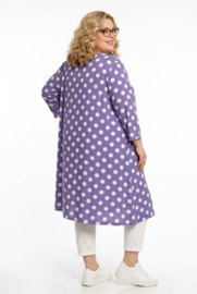 AKH oversized viscose A-lijn blazer/vest