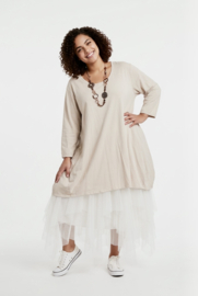 Moonshine  katoen A-lijn tuniek stretch/meerdere kleuren