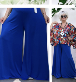 ITALY Mode jersey viscose  wijde broek apart /zeer rekbaar//in meerdere kleuren