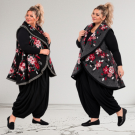 ITALIA  wol mix mouwloos vest stretch /in meerdere kleuren