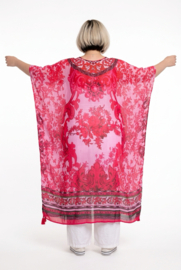 ONE OF A KIND  viscose zomer poncho/tuniek( extra groot)