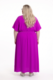 LaCasa Moda oversized viscose A-lijn jurk / in meerdere kleuren