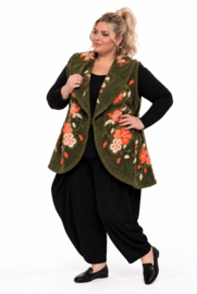 ITALIA  wol mix mouwloos vest stretch /in meerdere kleuren