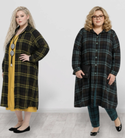 Zedd Plus viscose A-lijn hemd/tuniek/vest  met zakken/in meerdere kleuren